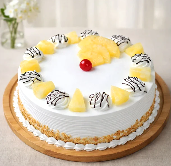 Sunshine Pineapple Cream Cake