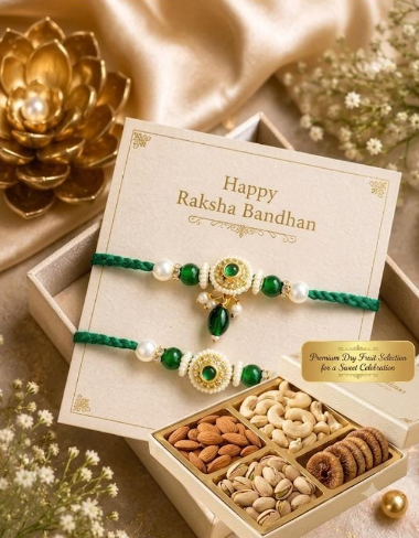 Shubh Bandhan Dry Fruits & Rakhi Gift Box