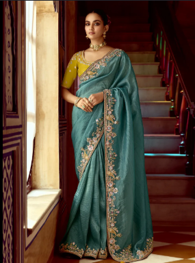 Traditional Banarasi / Kanjeevaram Art Silk Saree Set