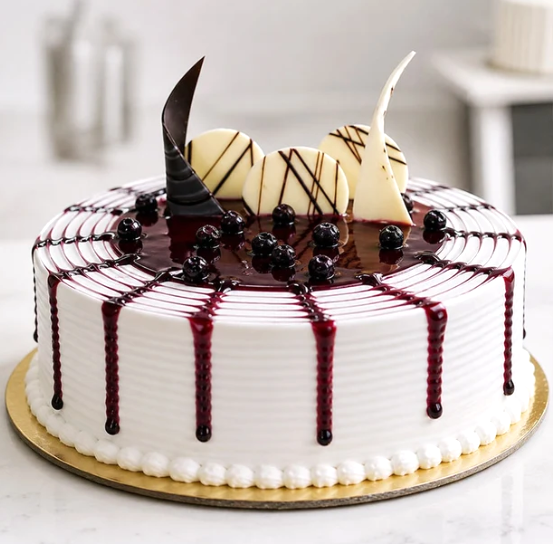 Blueberry Cloud Chocolate Delight