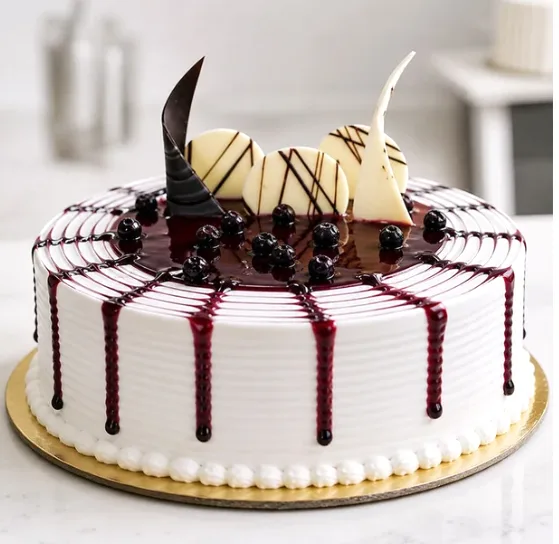 Blueberry Cloud Chocolate Delight