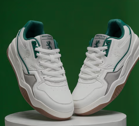 Red Tape Men's Off-White & Forest Green Urban Casual Shoes