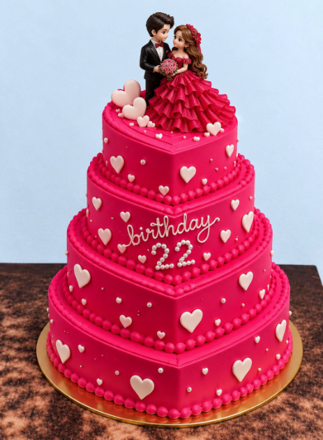 Velvet Romance Triple Tier Delight